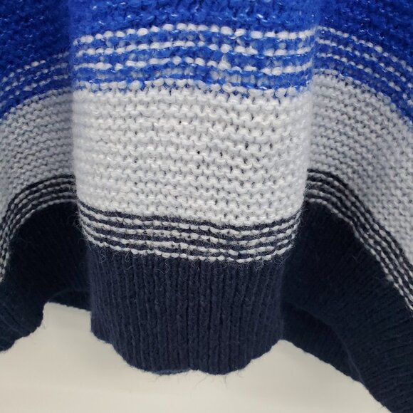 Old Navy Womens L Rainbow Striped Sweater Multicolor Knit Colorful Preppy Casual - Picture 6 of 16